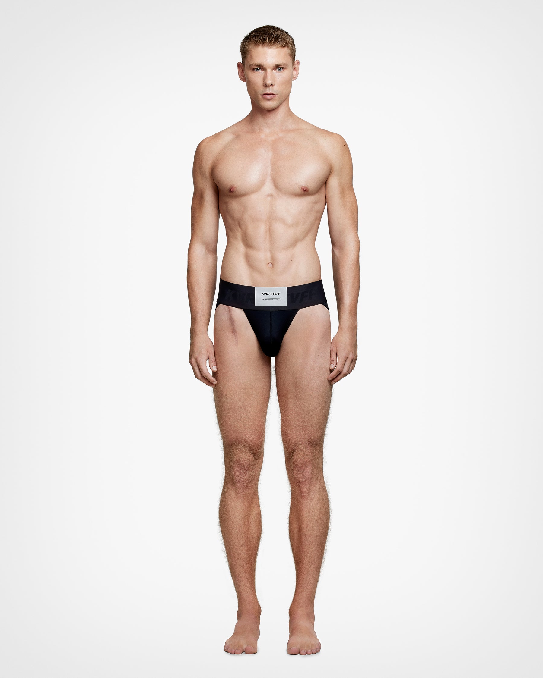 Black Macro Sport Brief