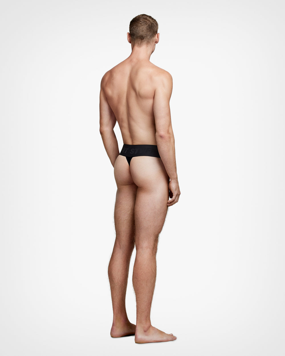 2 Pack Black Macro Thong