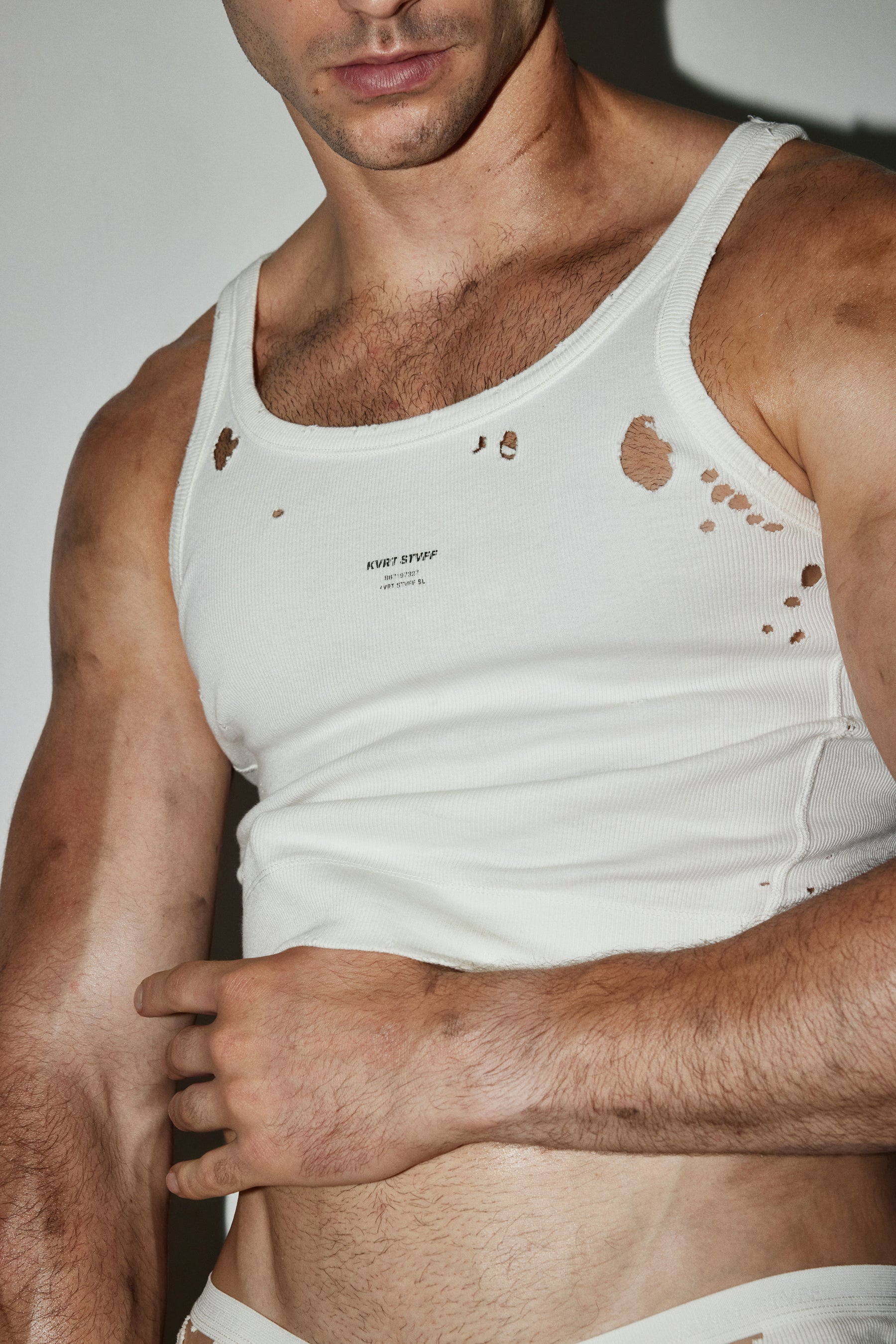 Ecru Mechanic Crop Top