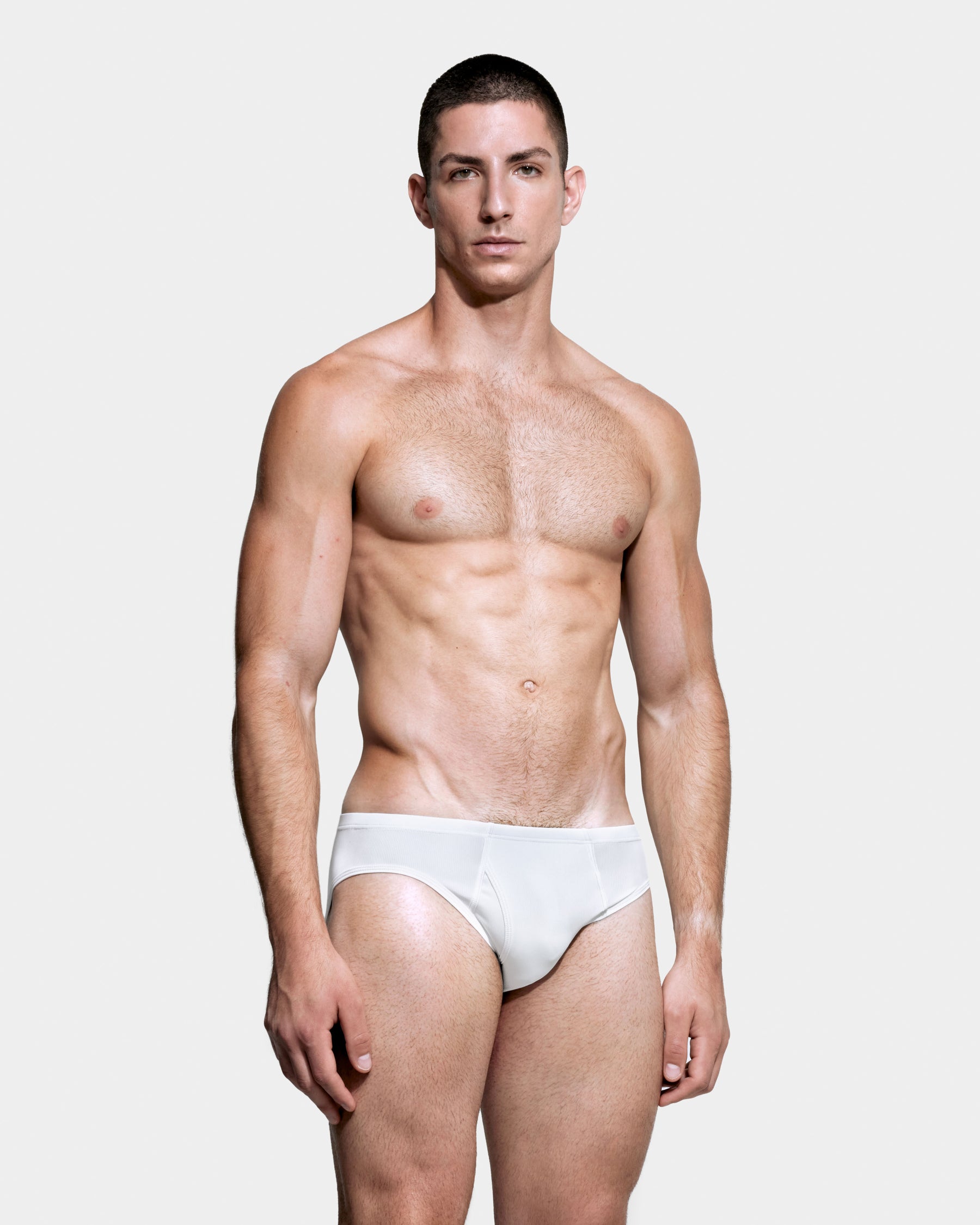 White Kneibler Swim Brief