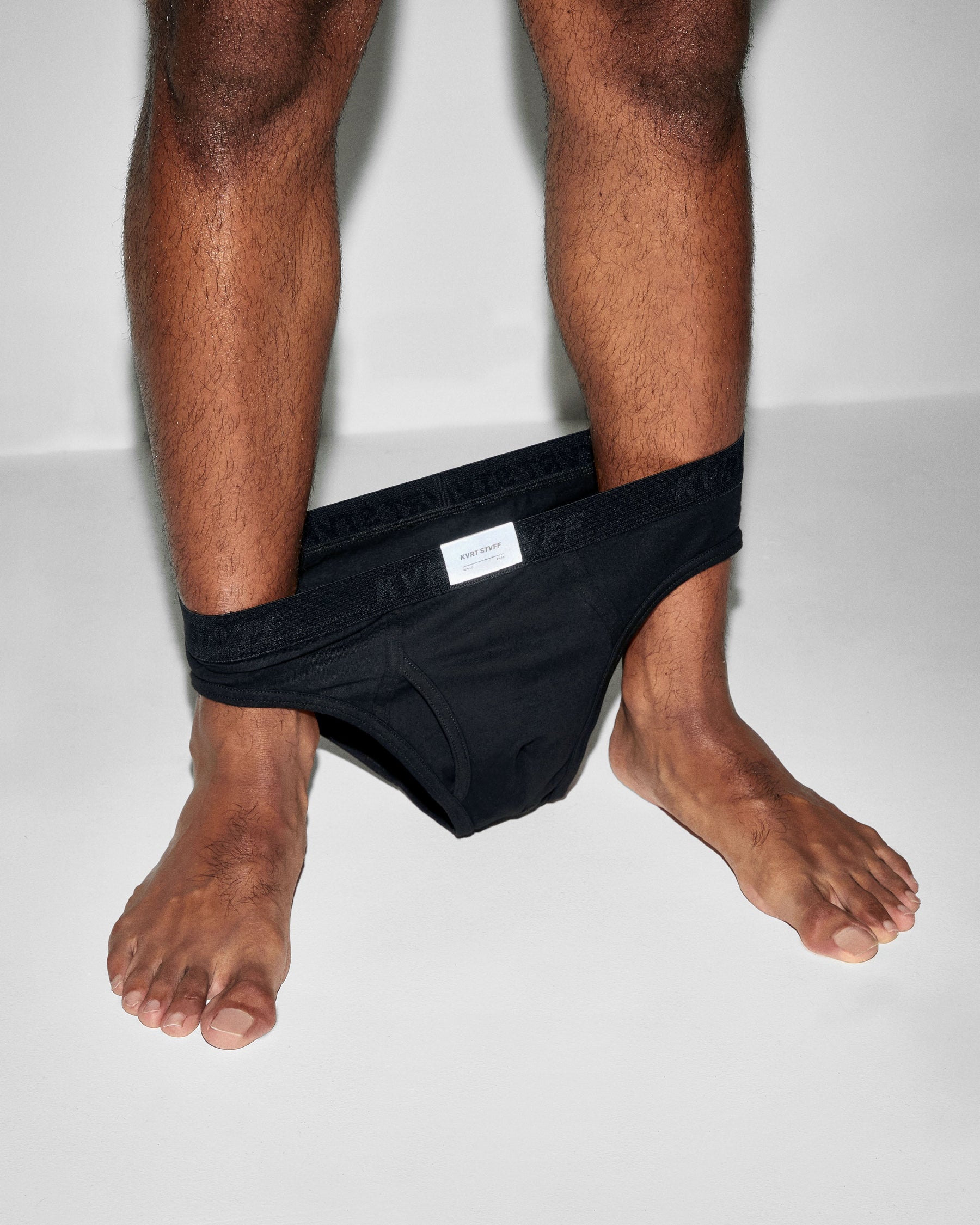 2 Pack Black KVRT Cotton Classic Brief