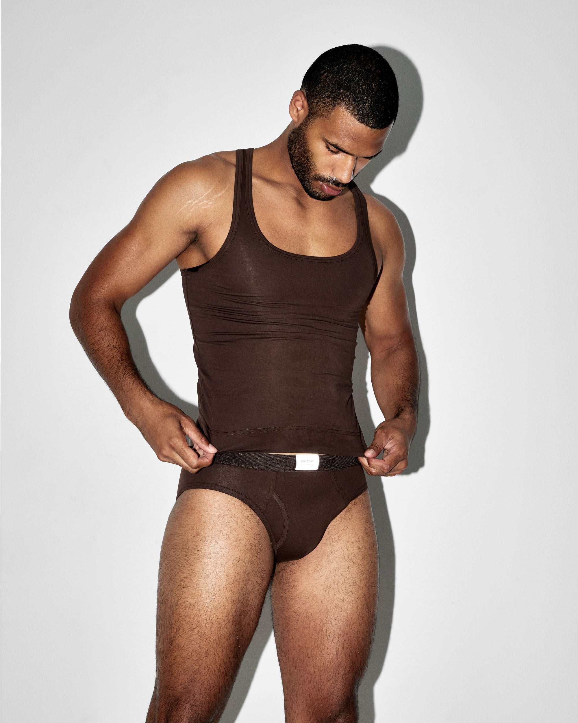 2 Pack Cocoa KVRT Cotton Tank Top