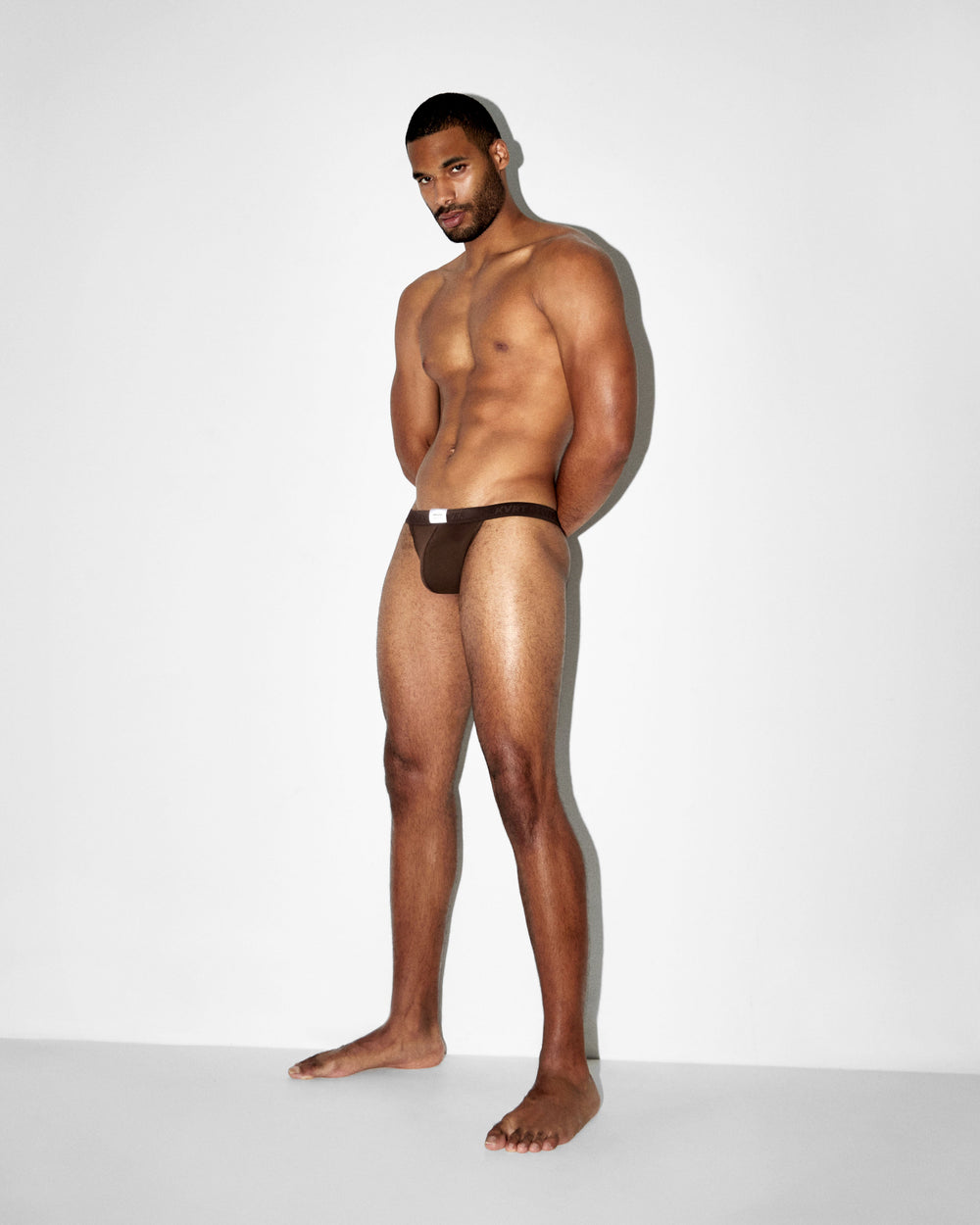 2 Pack Cocoa KVRT Cotton Thong