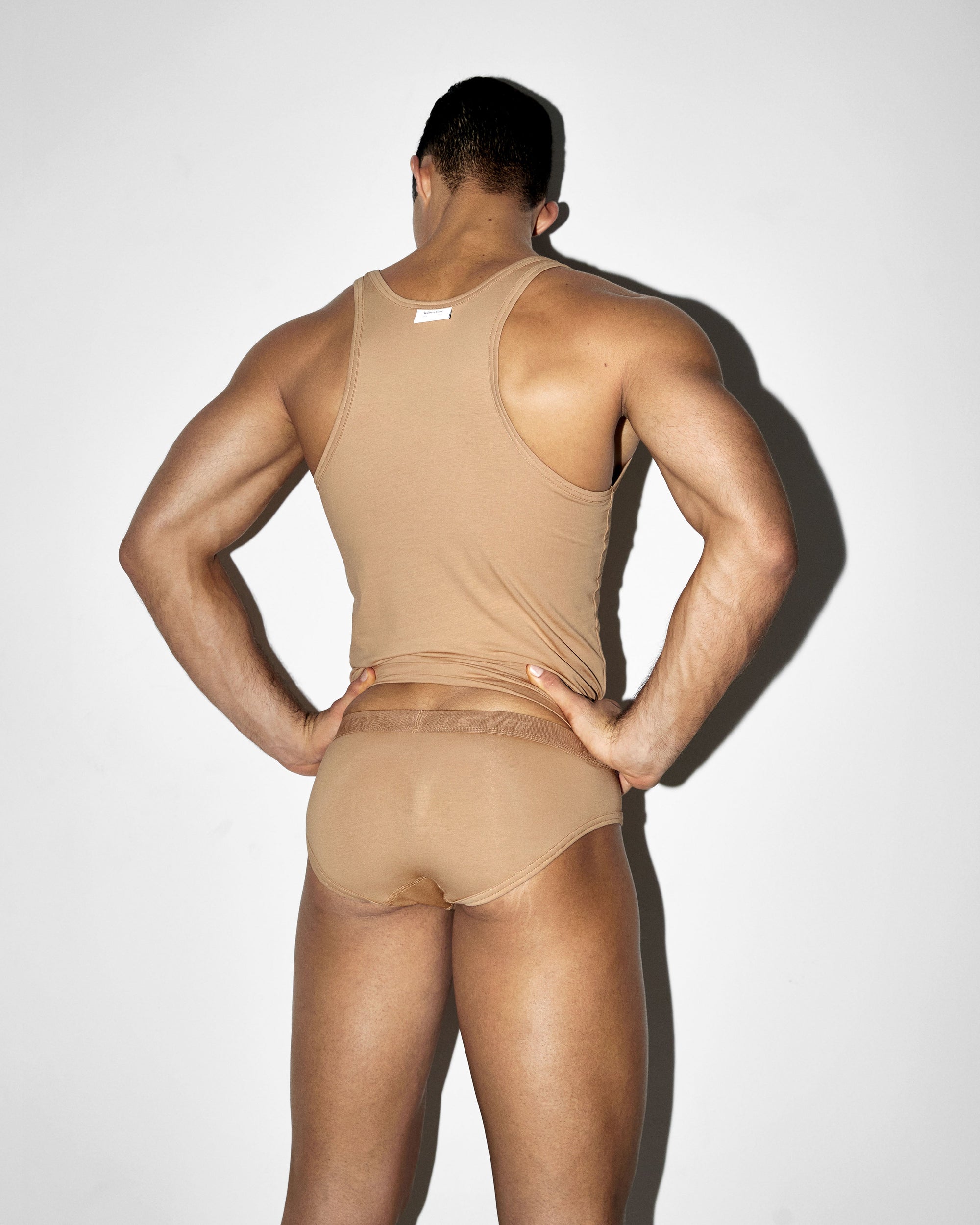 2 Pack Latte KVRT Cotton Tank Top