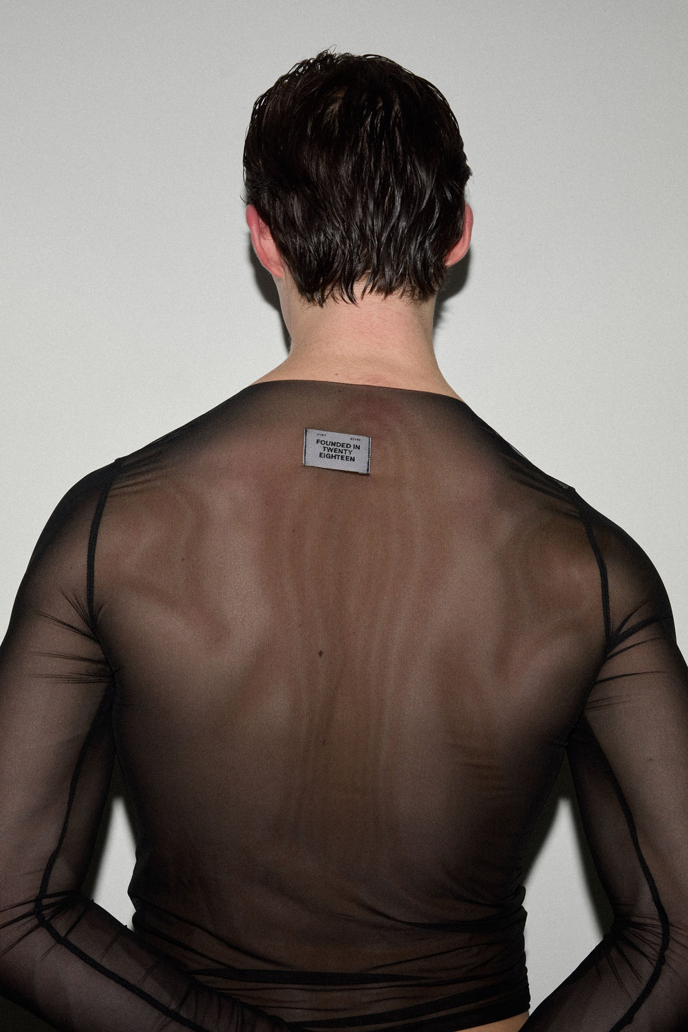 Black John Long Sleeve Henley