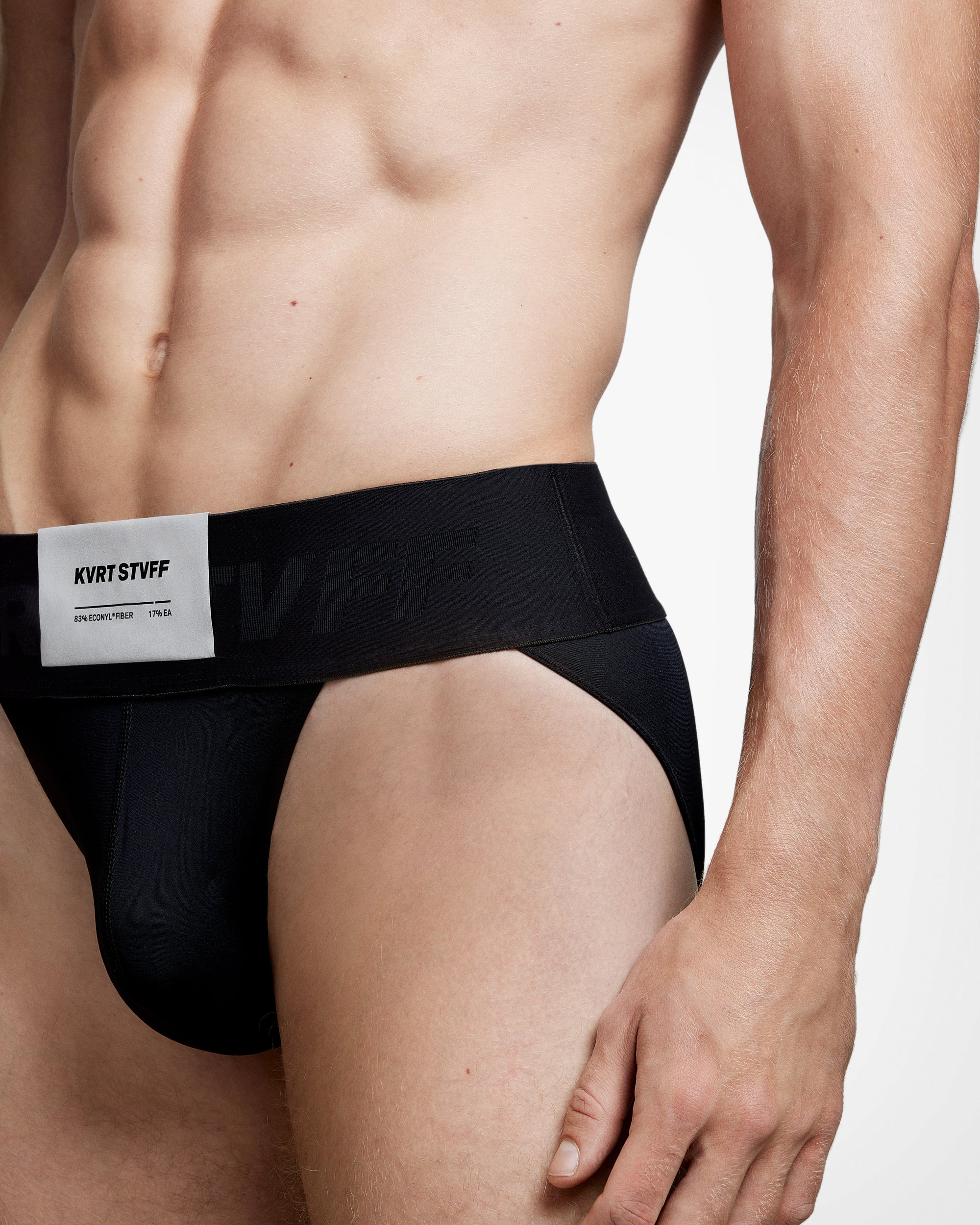 Black Macro Sport Brief