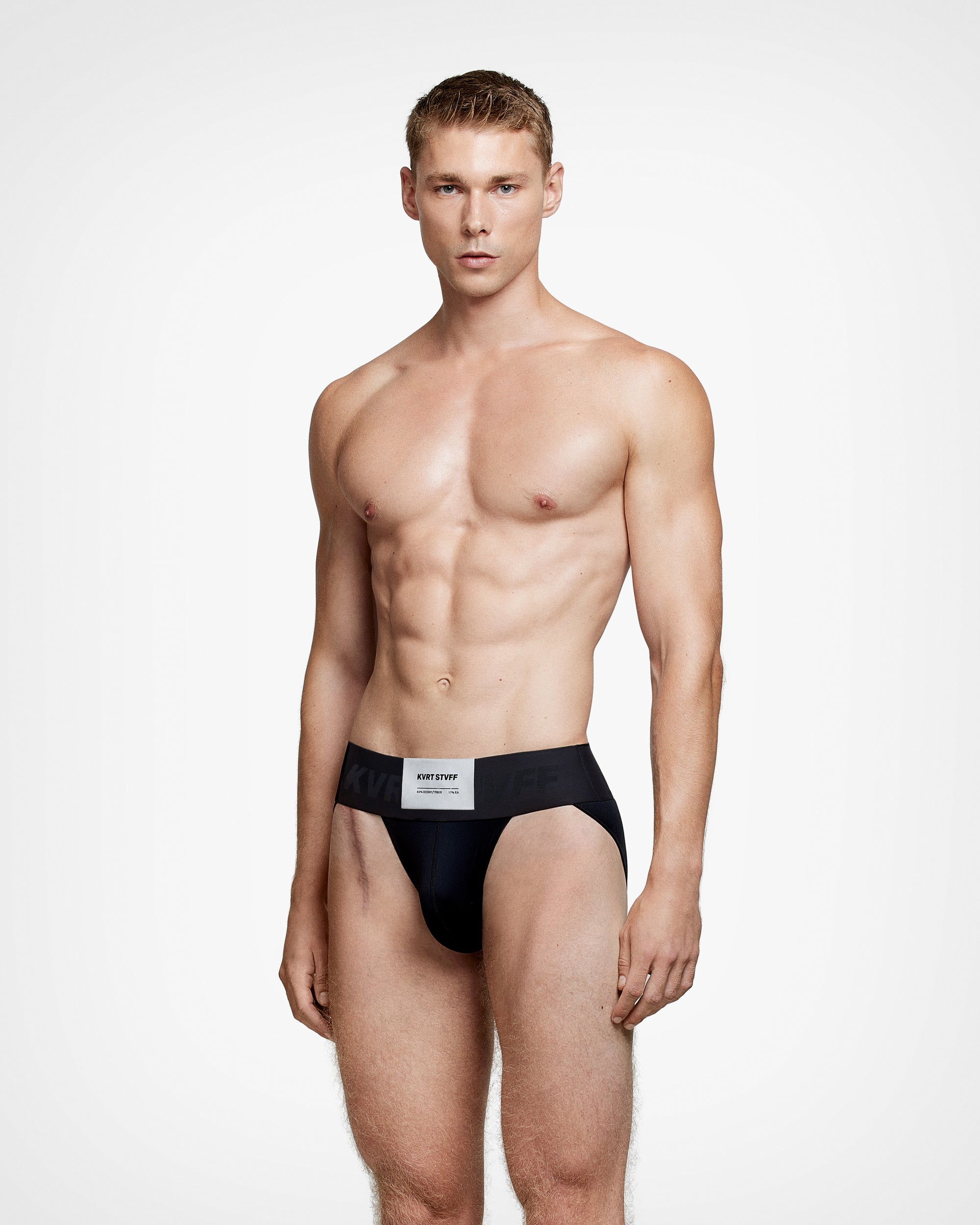 Black Macro Sport Brief