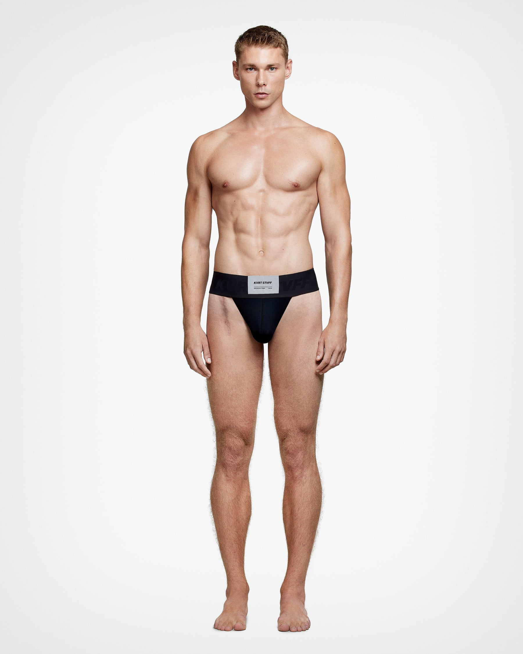 2 Pack Black Macro Thong