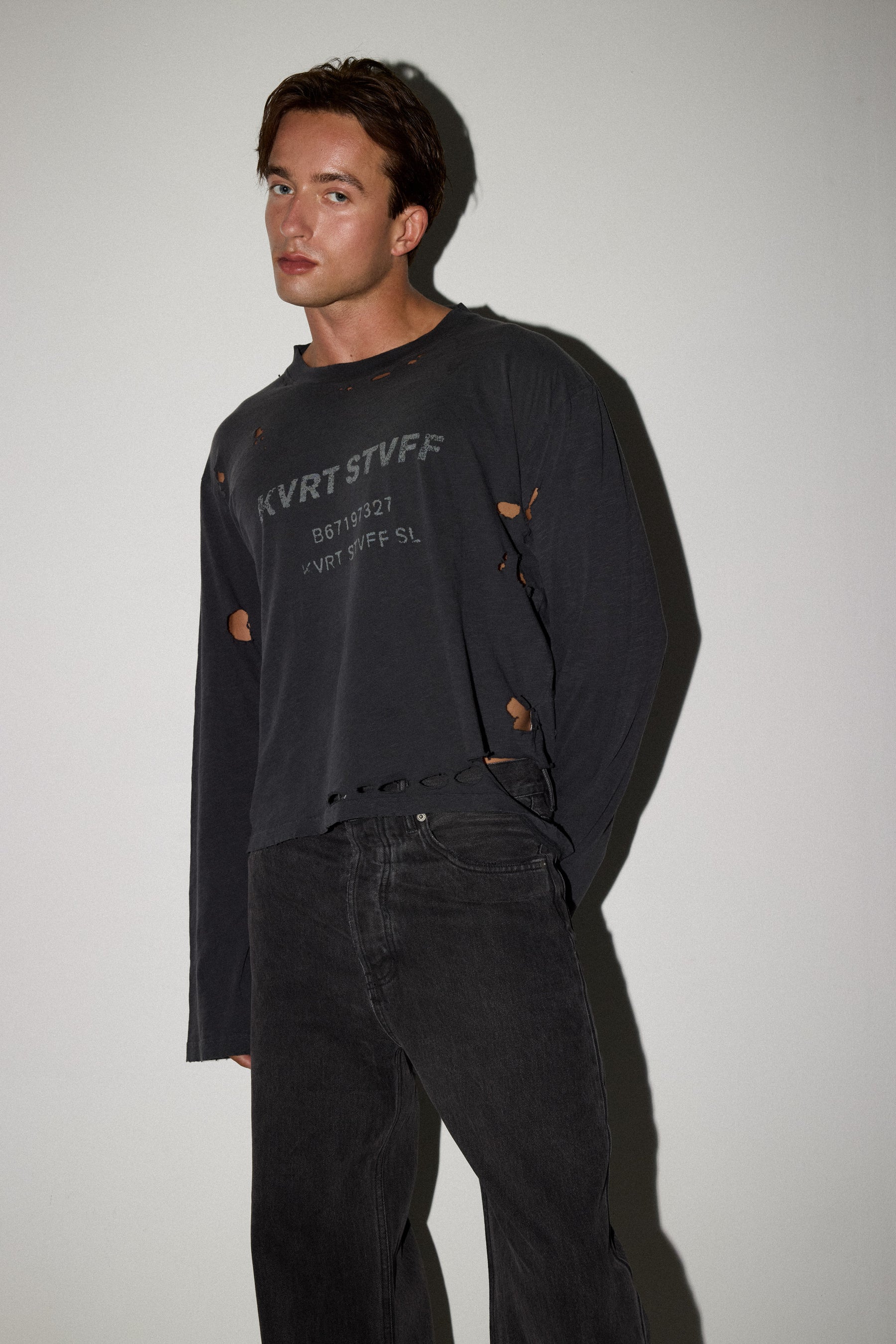 Black Mechanic Long Sleeve T-Shirt