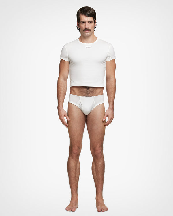 2 Pack Off-White Unfinished Classic Brief