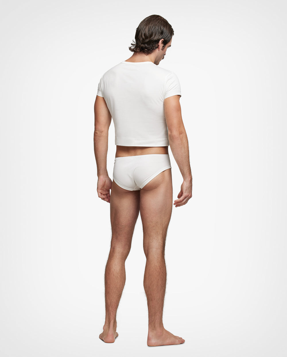 2 Pack Off-White Unfinished Classic Brief
