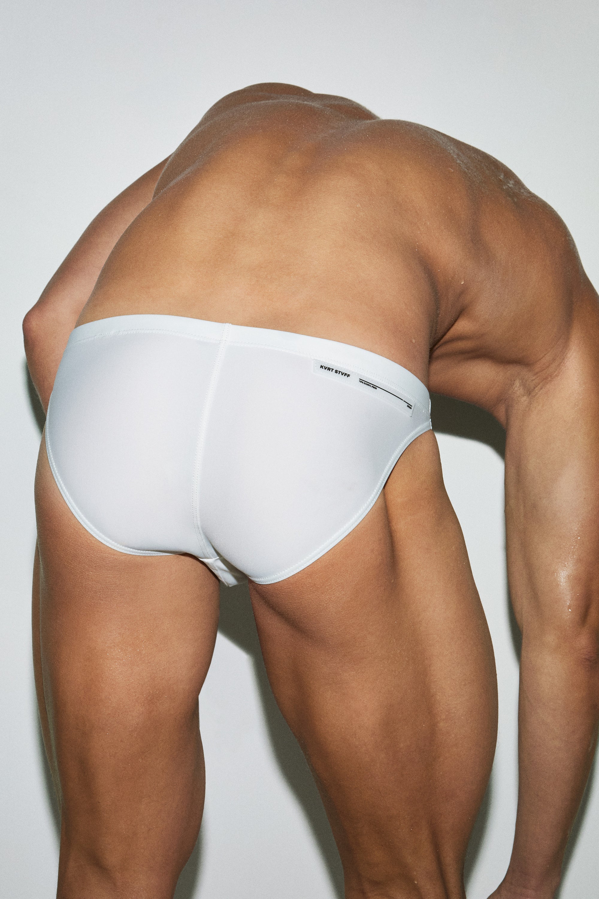 White Core Physique Swim Brief