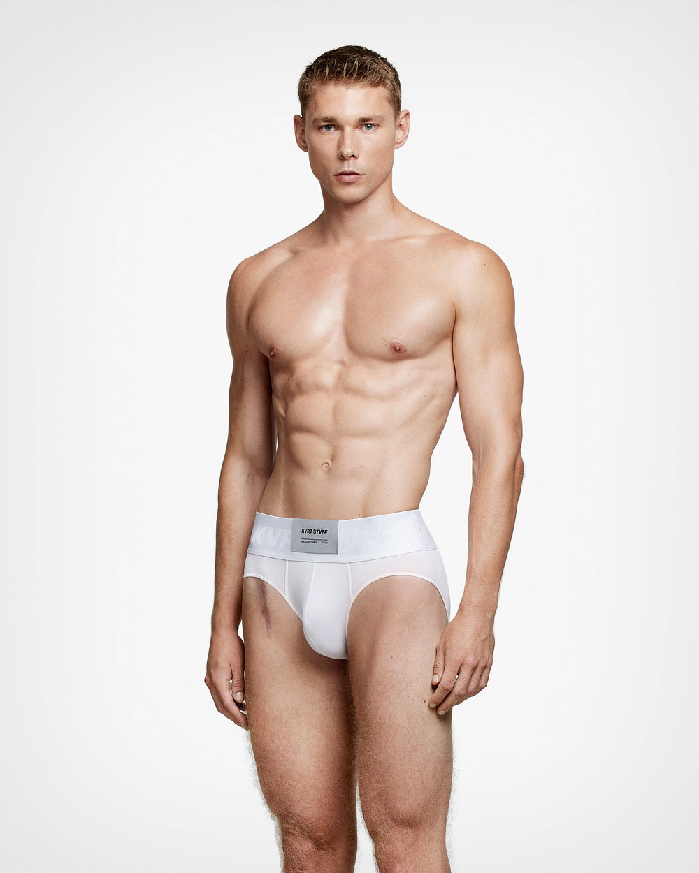 2 Pack White Macro Brief