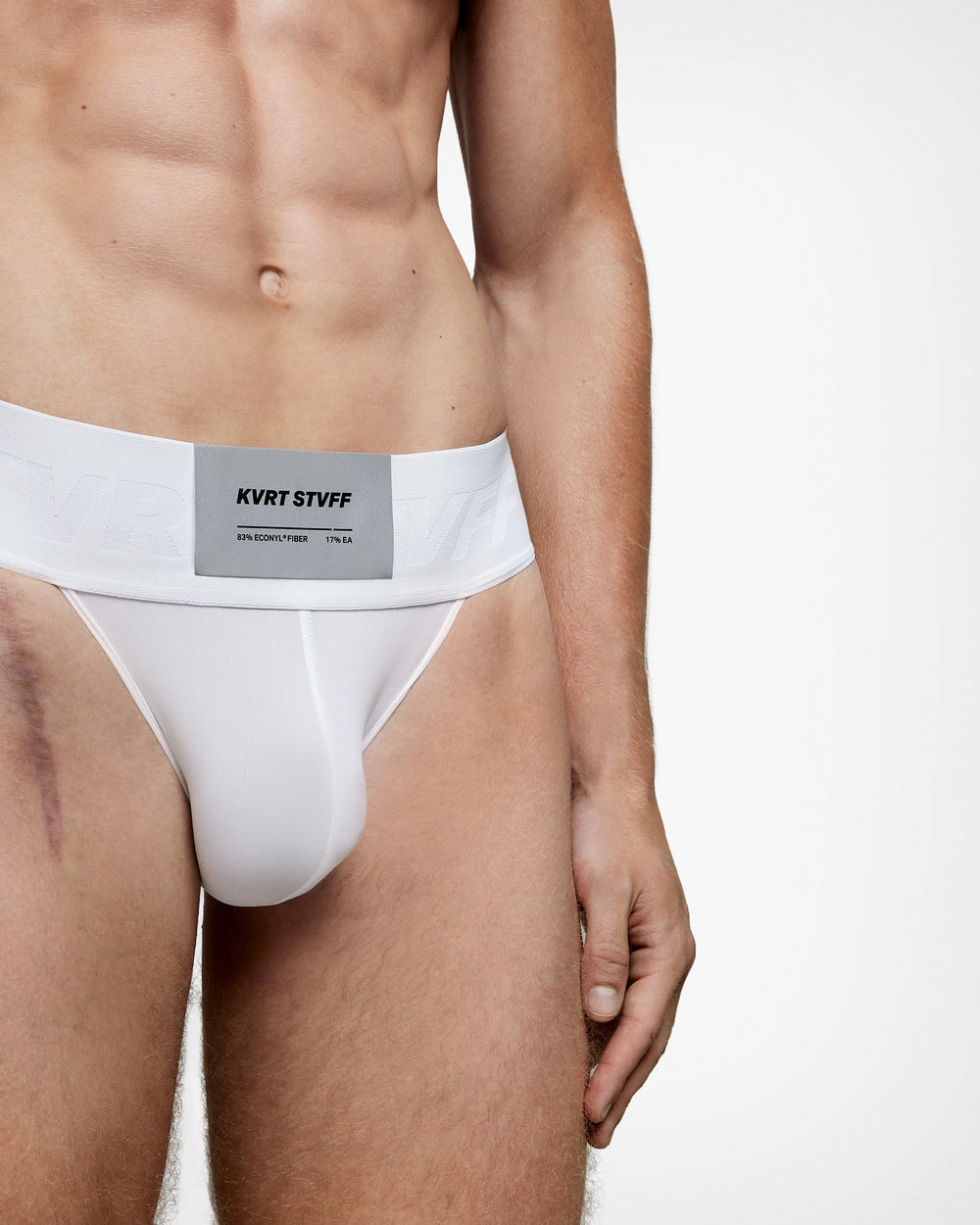 2 Pack White Macro Jockstrap