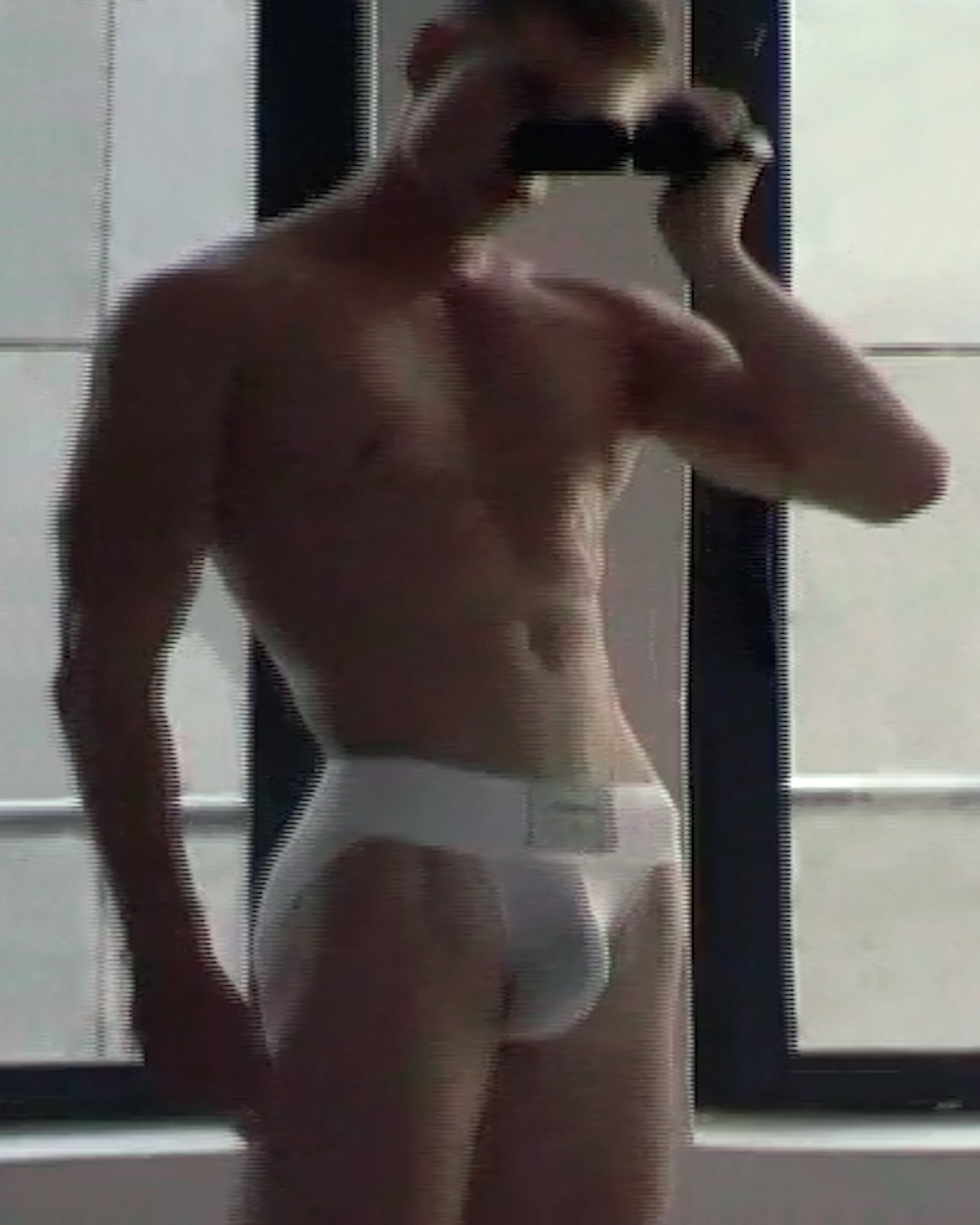 White Macro Sport Brief