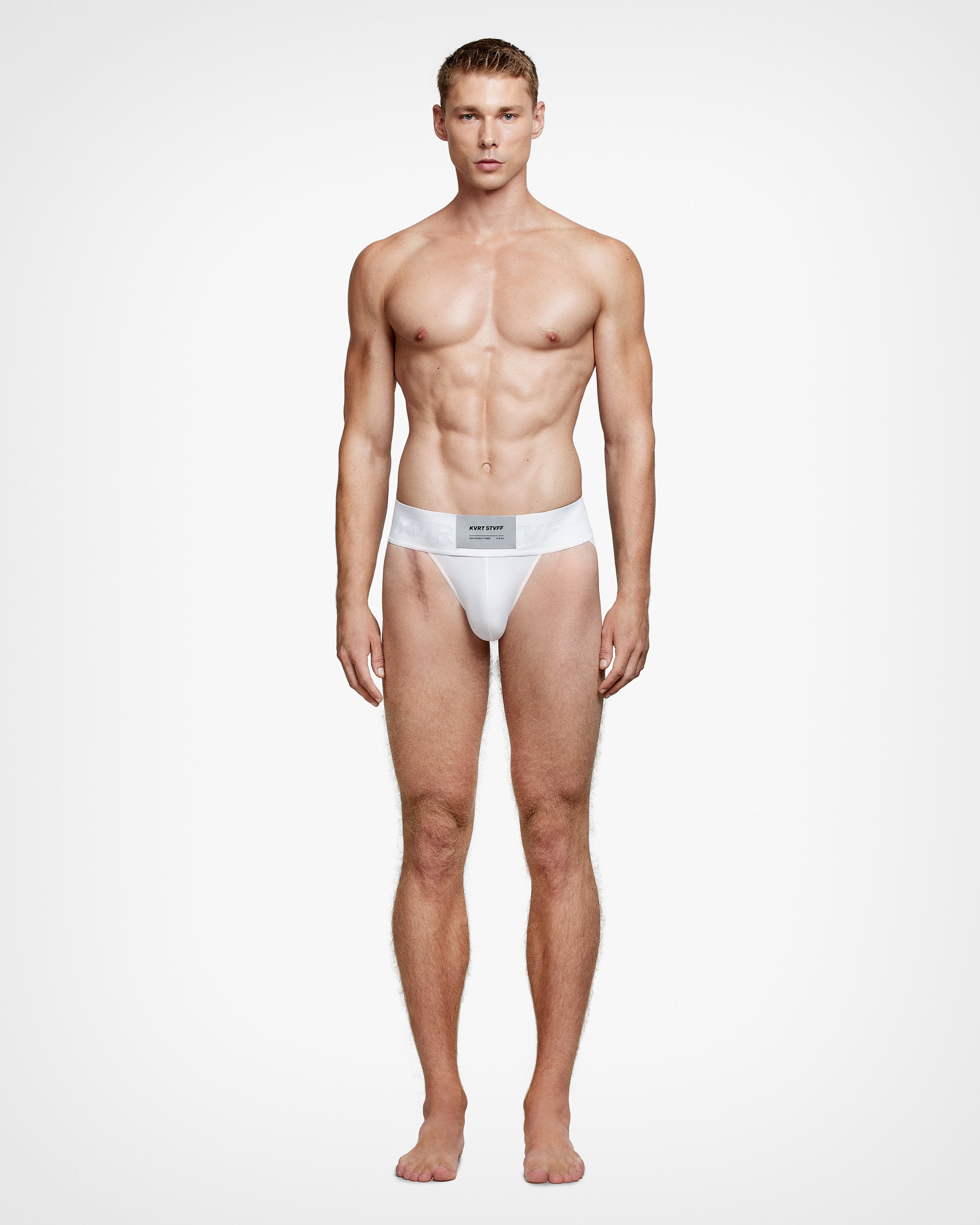 White Macro Sport Brief