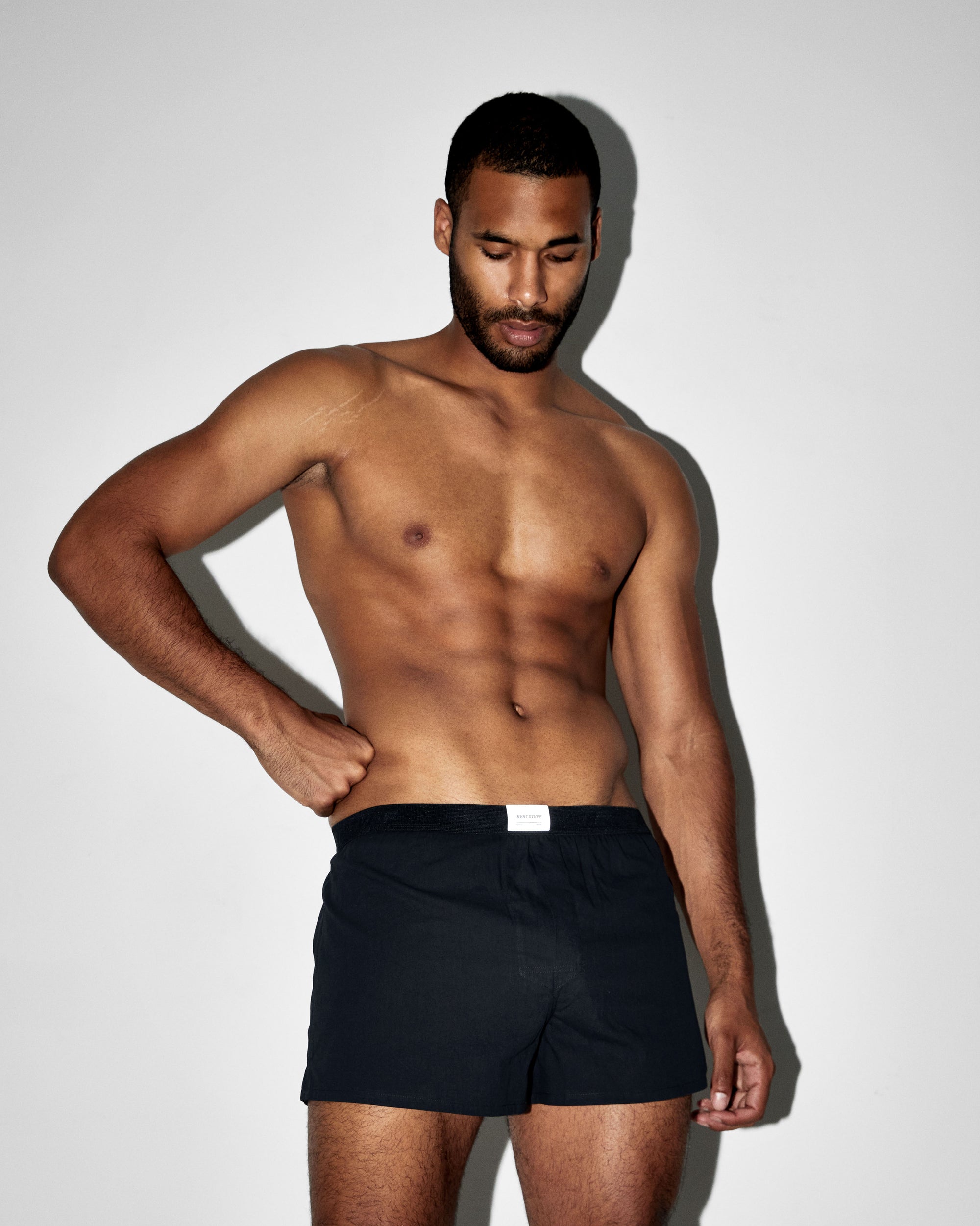 Black KVRT Cotton Boxer