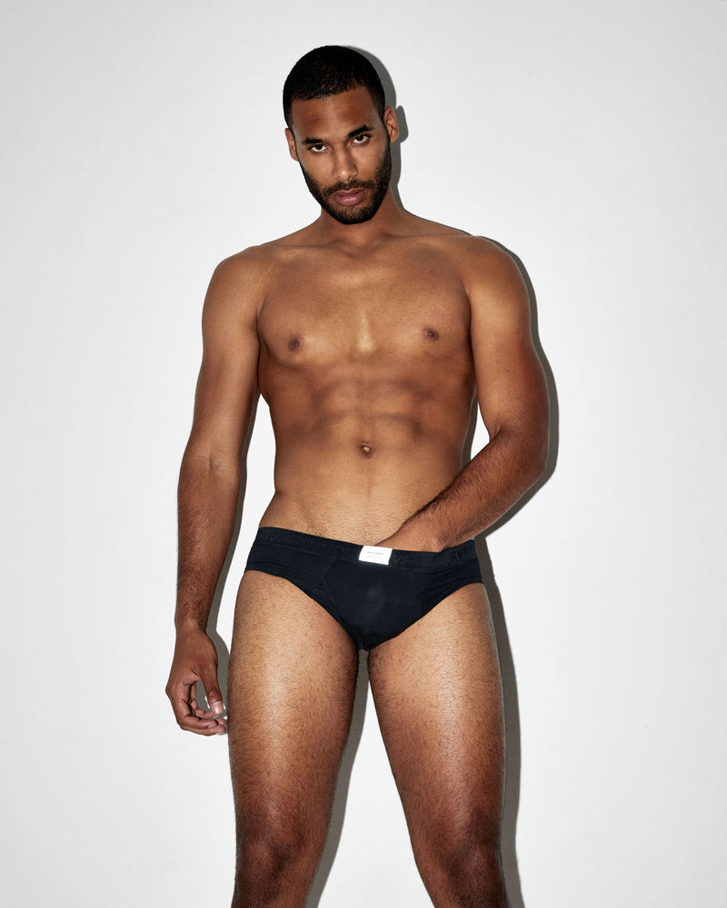 2 Pack Black KVRT Cotton Classic Brief