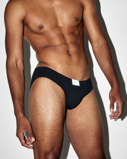 2 Pack Black KVRT Cotton Vintage Brief
