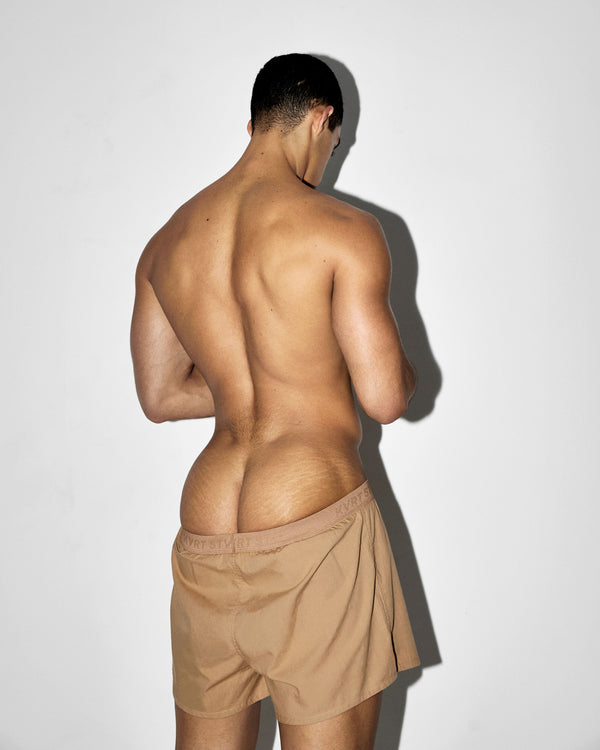 2 Pack Latte KVRT Cotton Boxer