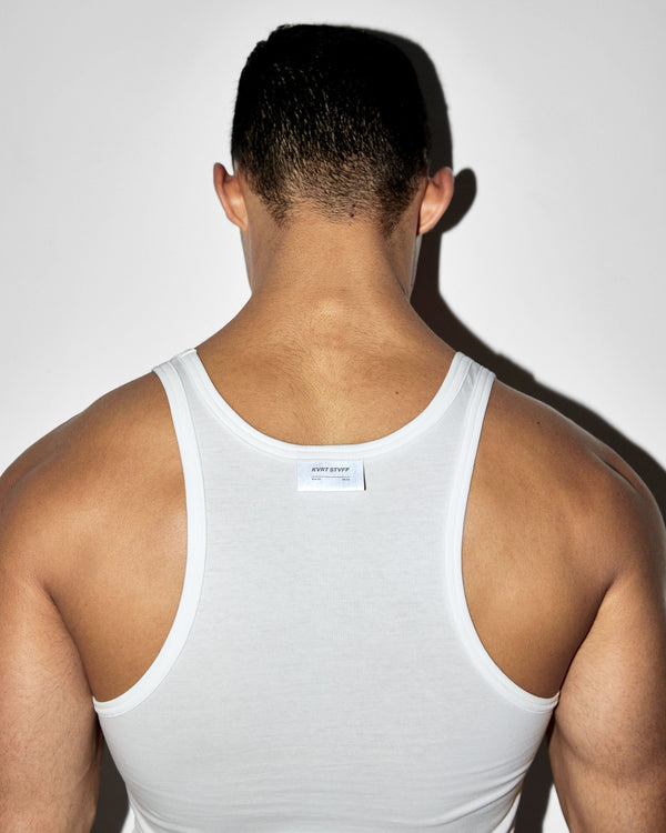 2 Pack Off-White KVRT Cotton Tank Top