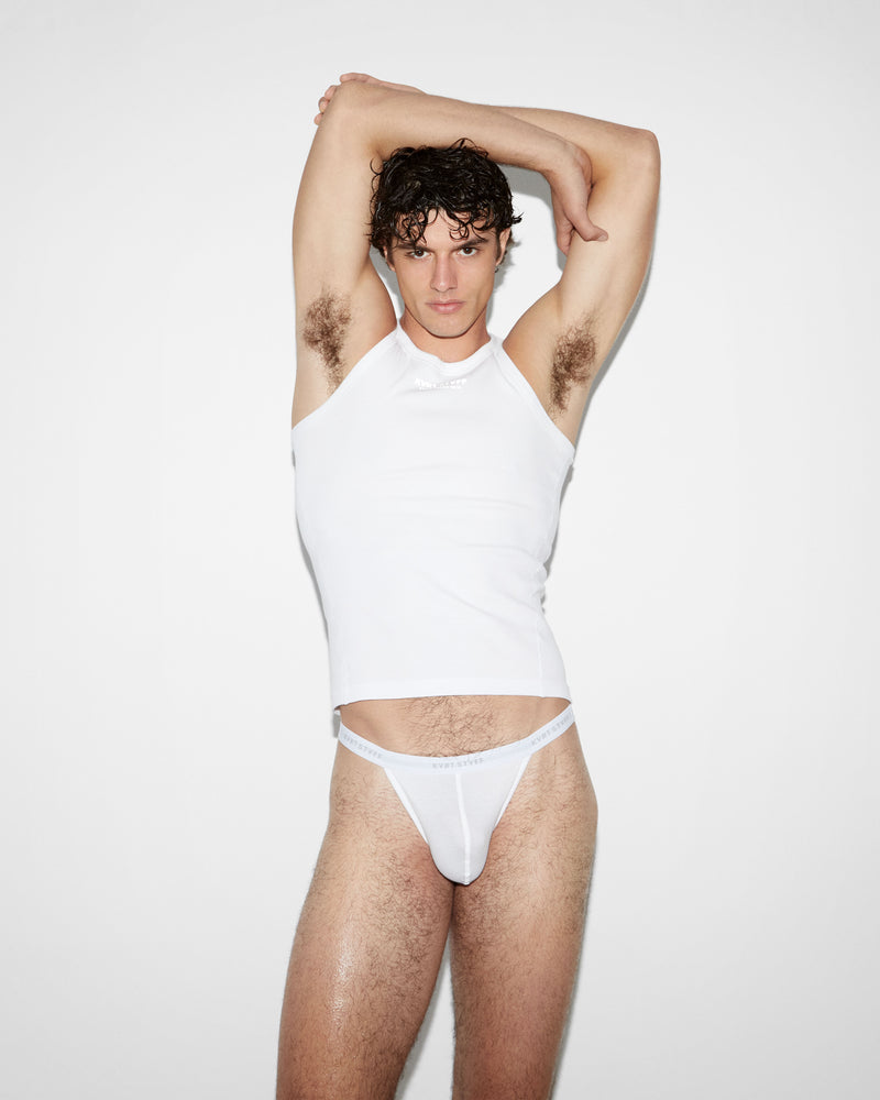 White Chad Tank Top